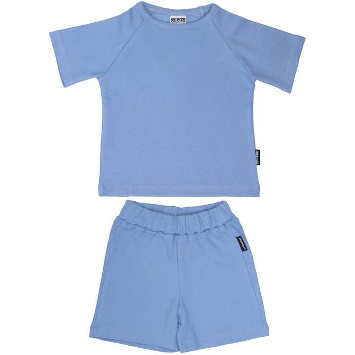 Ribbet Sommer Sæt - Kornblomst for engroshandel hos Cribstar