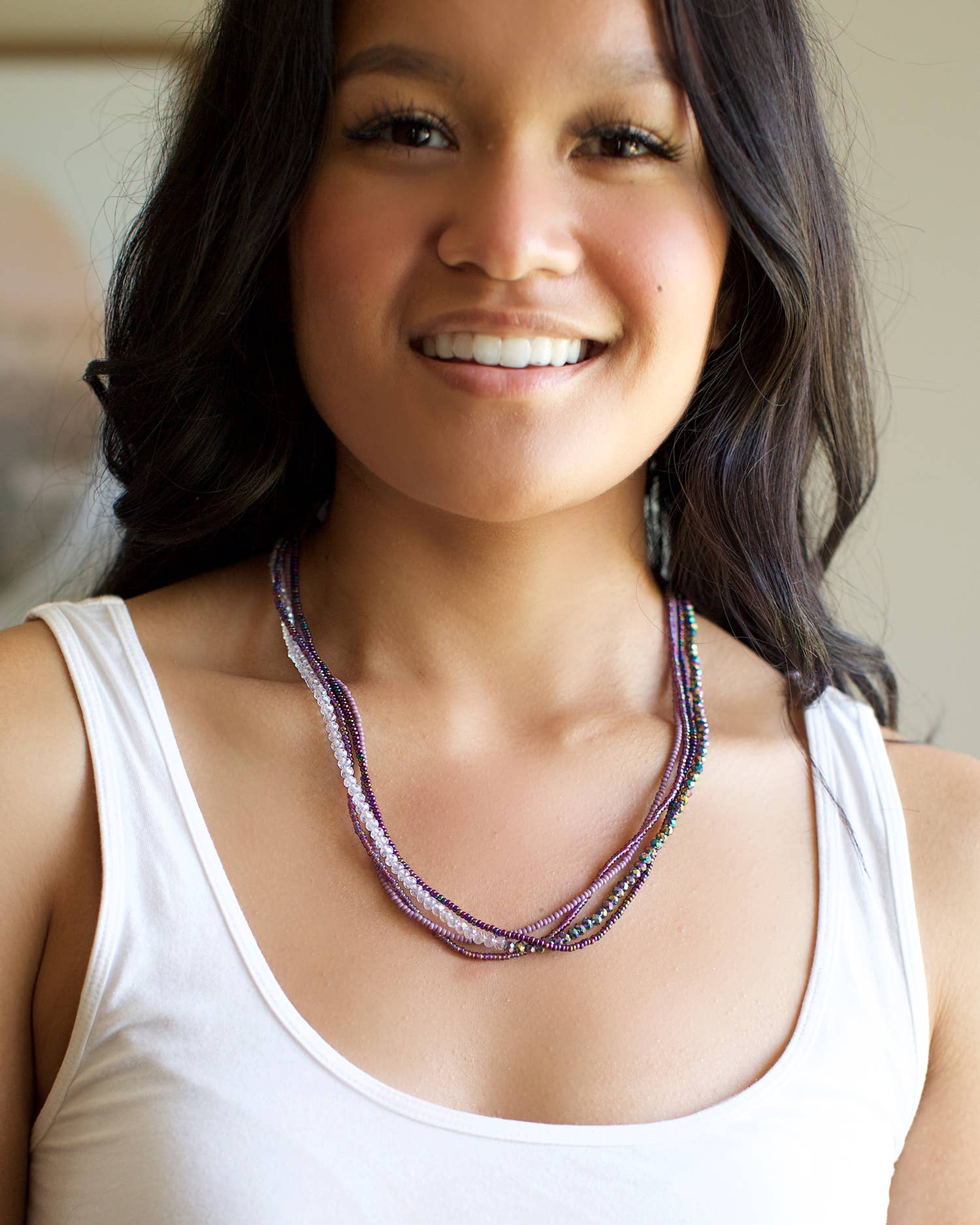 Lucia's Imports - Wholesale Beaded Bracelet - Crystal Wrap Bracelet/Necklace14