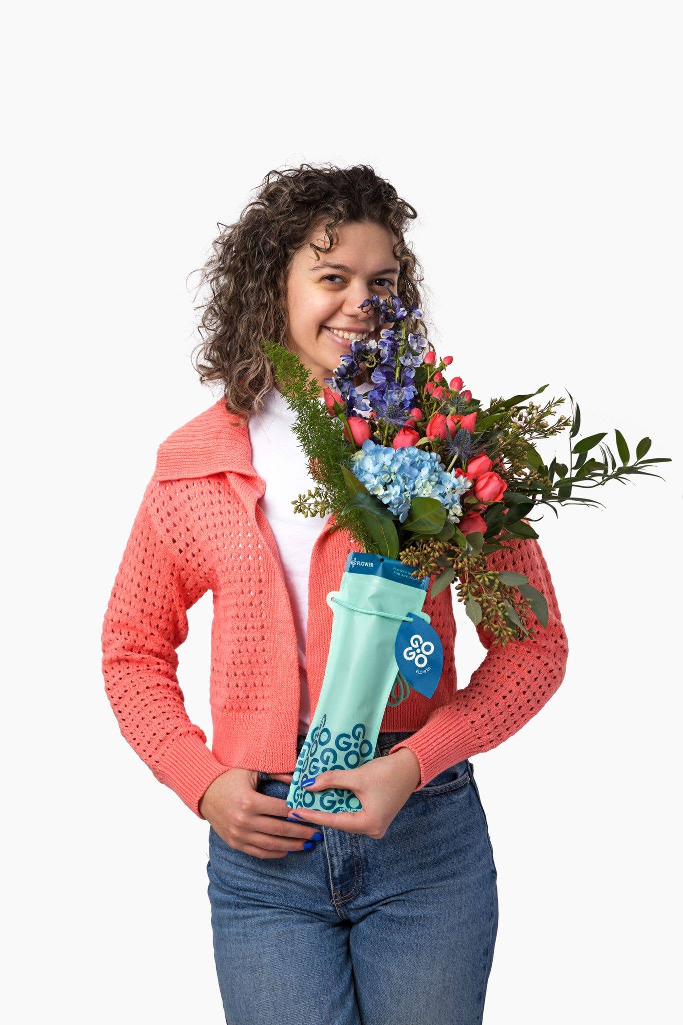 GOGO Flower - Wholesale Vase - LOVE Flower Pouch/Vase (with water and flower food)7