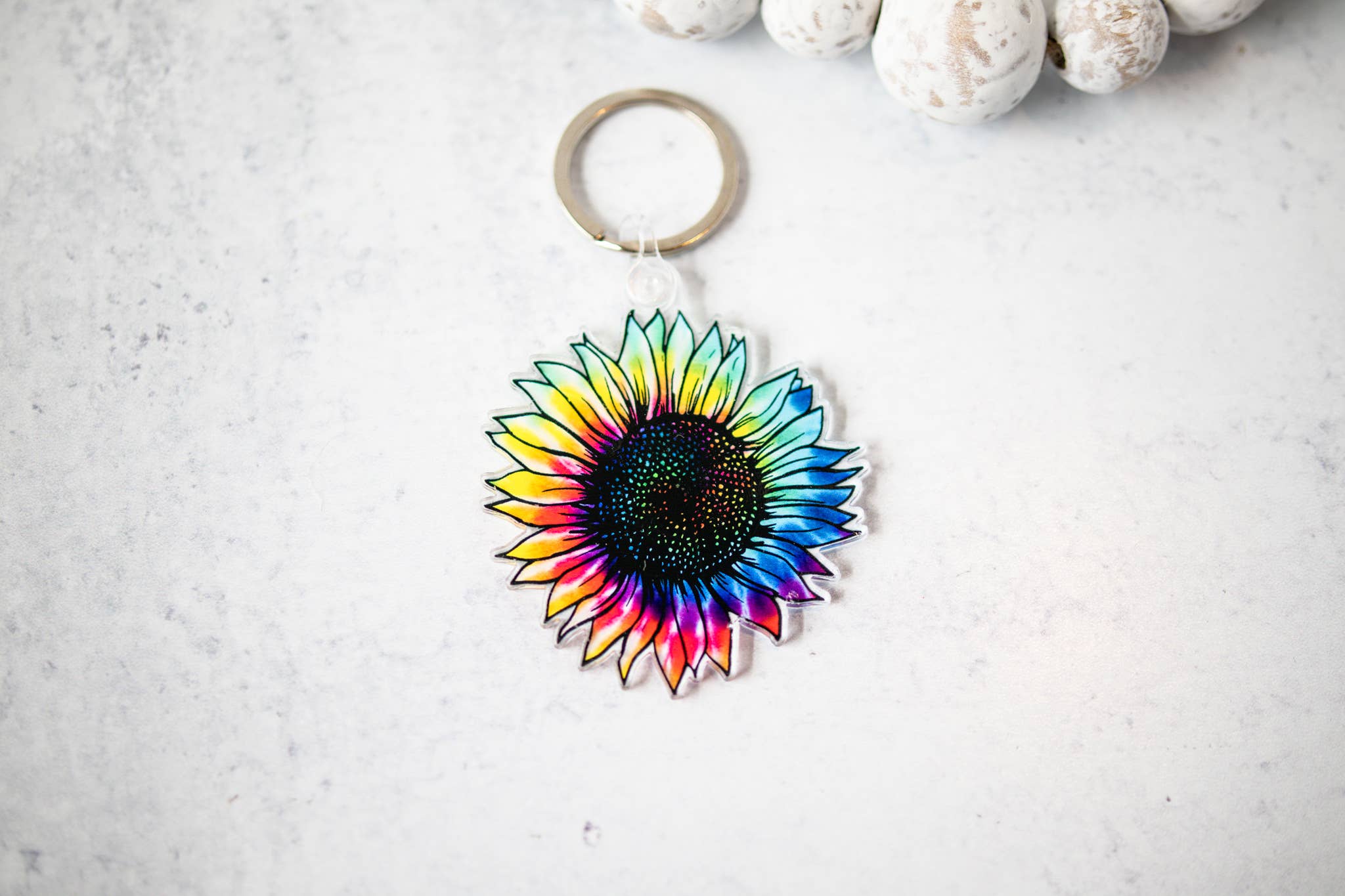 Savannah and James Co - Wholesale Keychain - Women's - Sunflower, Keychain