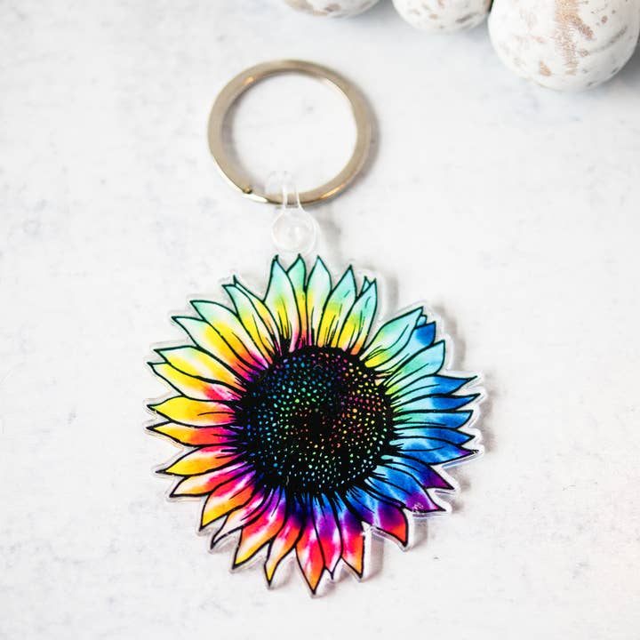 Savannah and James Co - Wholesale Keychain - Women's - Sunflower, Keychain0