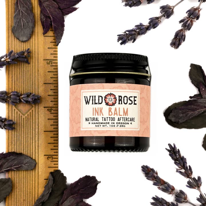 Wild Rose Herbs - Wholesale Tattoo Ointment/Care - Ink Balm Tattoo Aftercare - 1oz1
