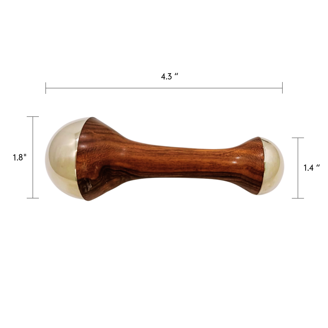 PAAVANI Ayurveda - Wholesale Body Massager - Dual-Dome Kansa Wand | Ayurvedic Tool for Detoxification1