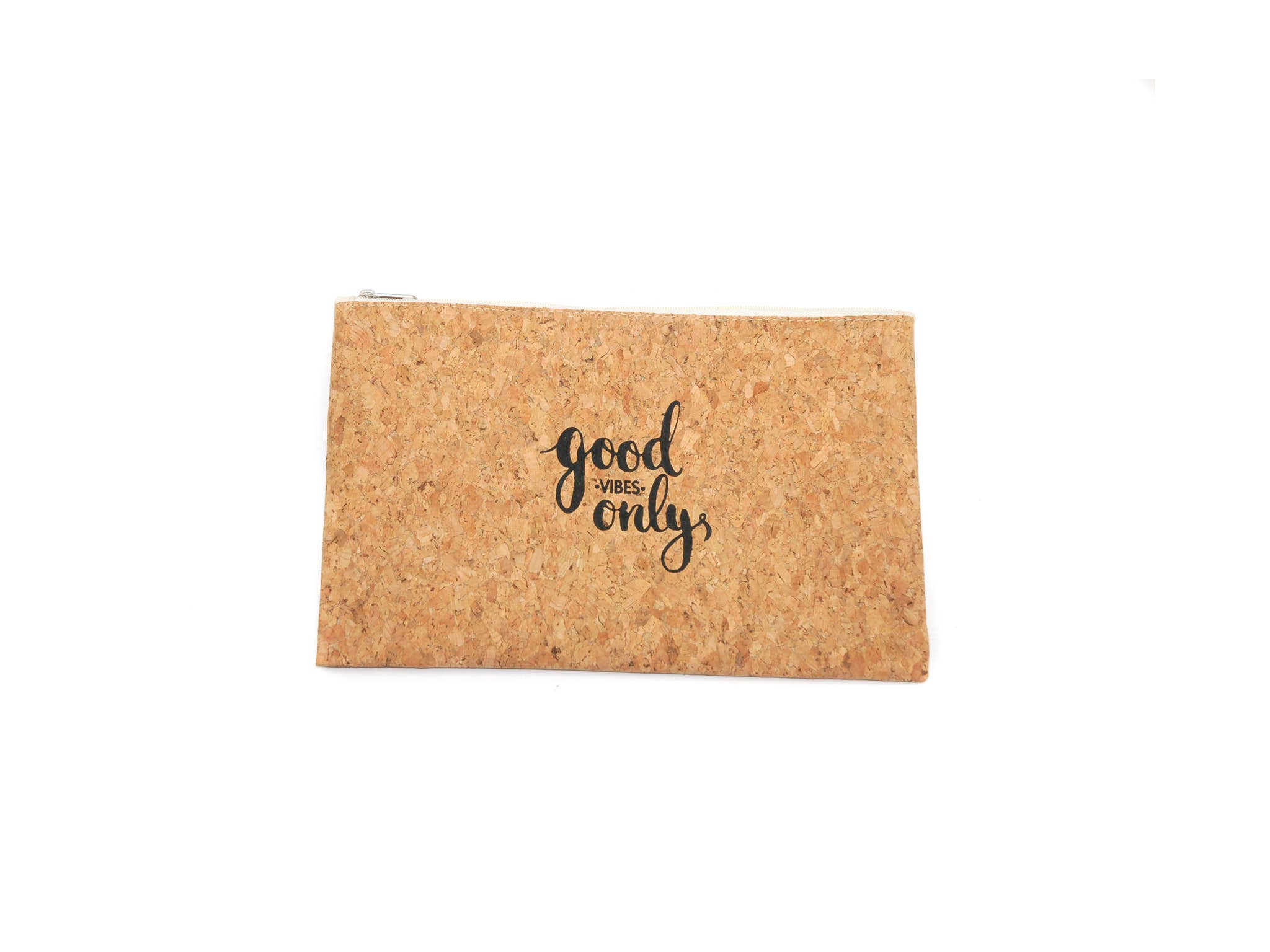 Aktual / Dekora Import S.A - Wholesale Pouch - Women's - CORK TOILETRY BAG 'GOOD VIBES'0