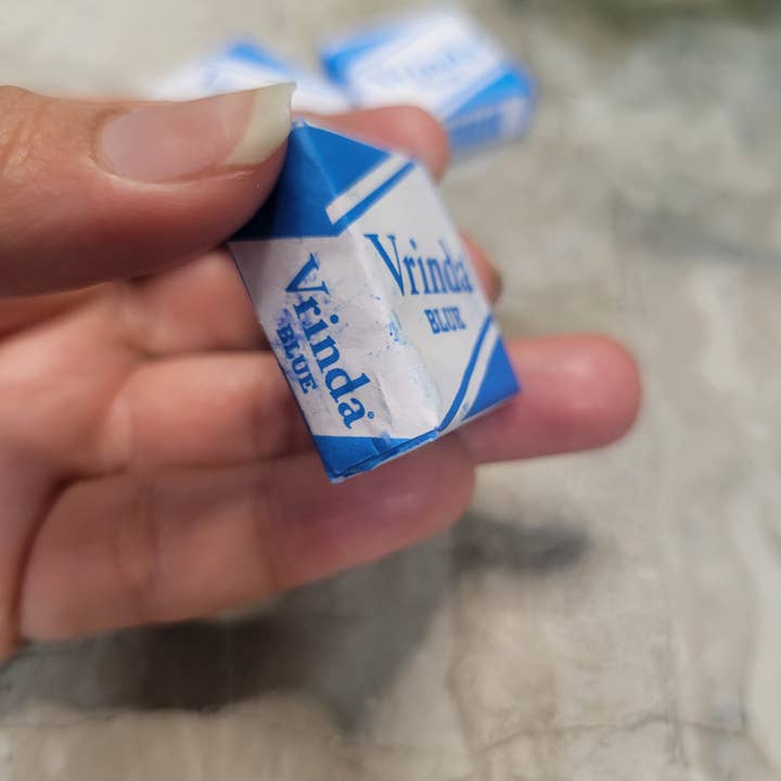 My Magic Place Shop - Wholesale Meditation Supplies - Indigo 3 Squares/ Anil squares/Vrinda blue2