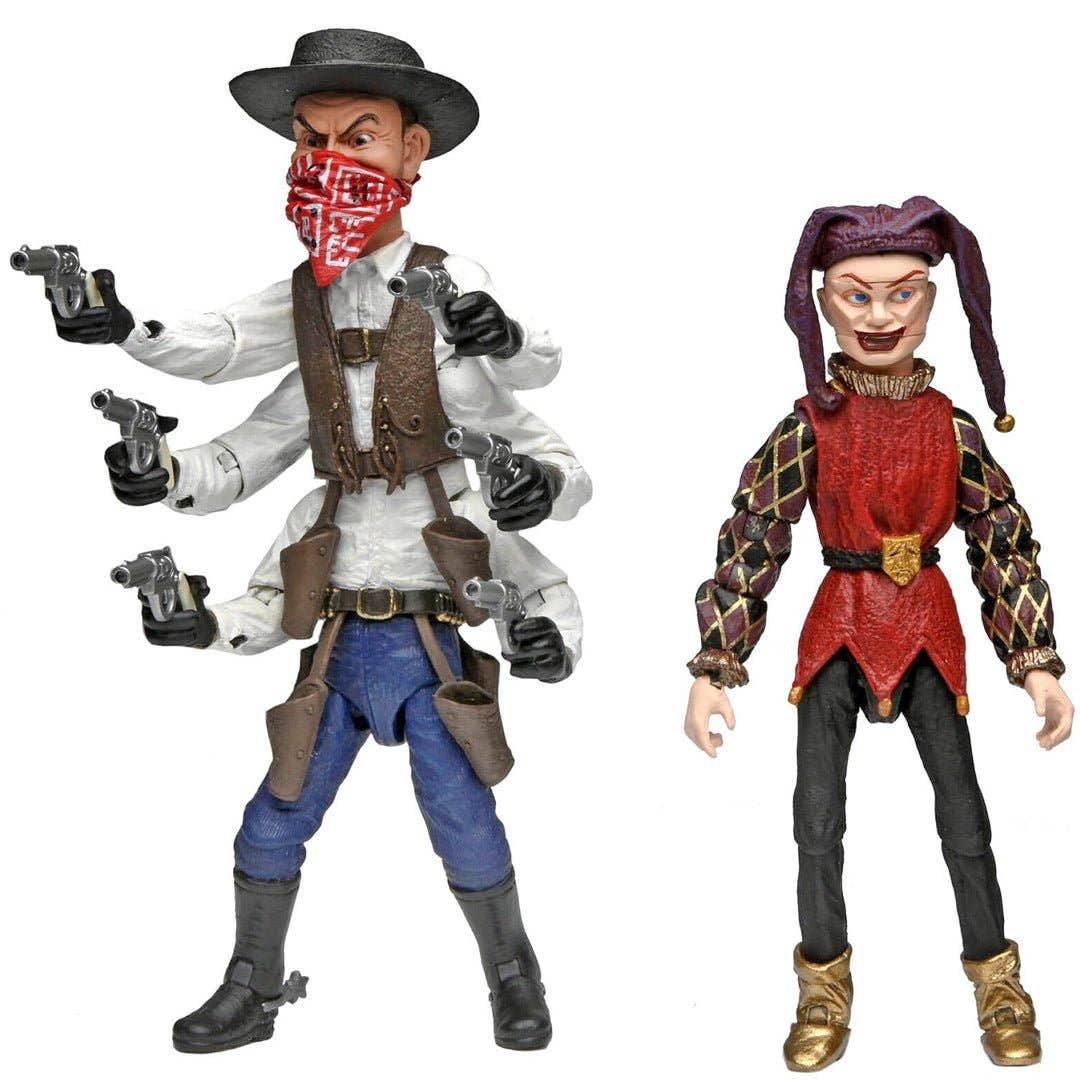 Full Moon Features – Engroshandel DVD – Puppet Master — actionfigurer i 7“ skala — Ultimate Six-Shooter & Jester 2-Pack1