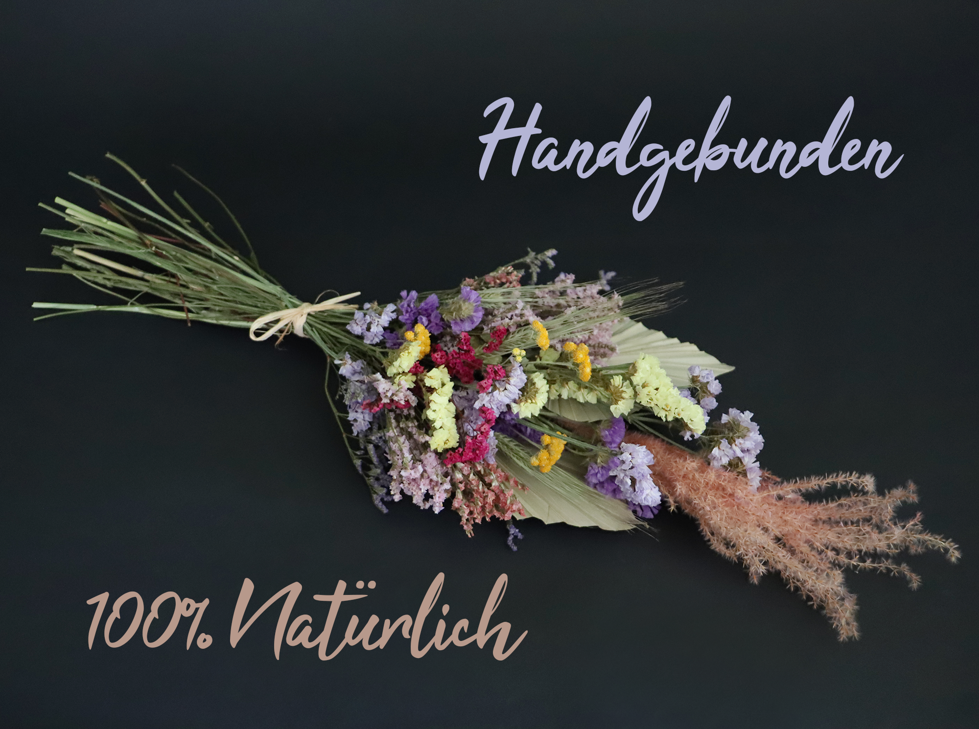 Kunstharz.Art - Wholesale Dried/Pressed Flowers - Dried flower bouquet rainbow colors - dried concept for decoration3