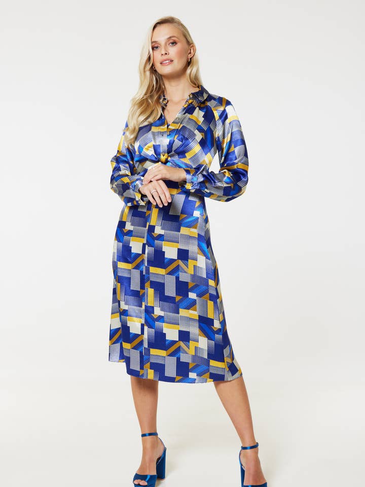 Closet London A-Line Shirt Dress D9719 for wholesale by Closet London