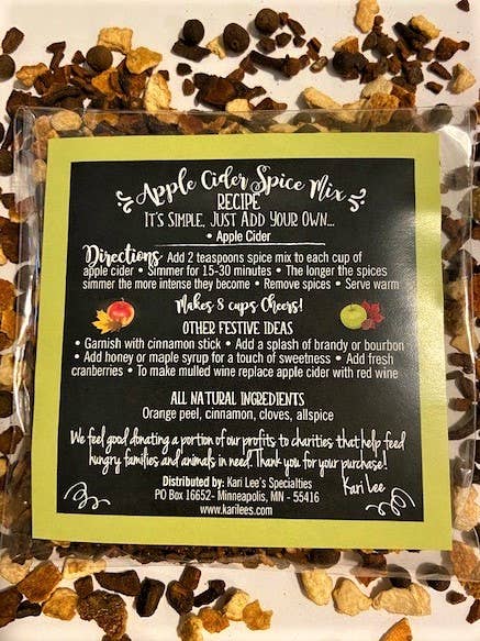 Kari Lee's Specialties - Wholesale Dried Spice Mix - Apple Cider Spice Mix1