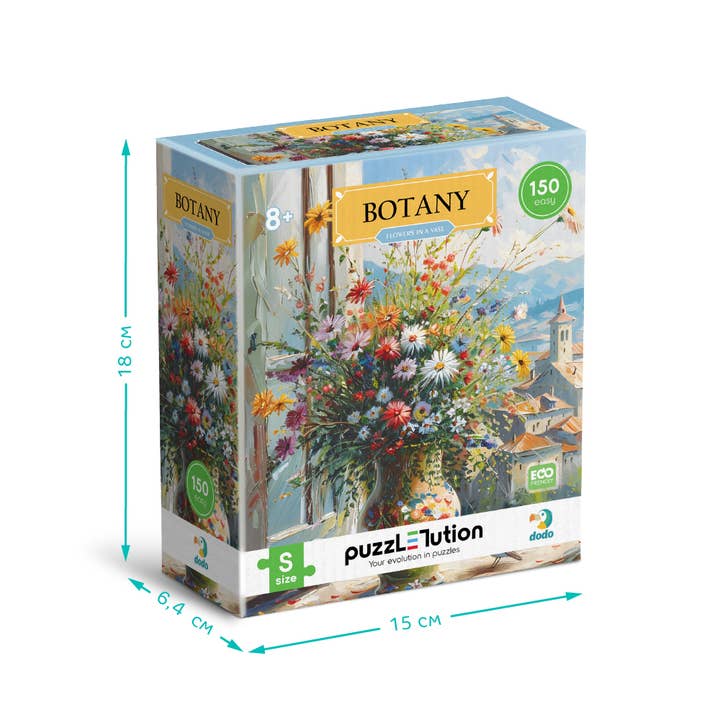 DoDo Brand – Großhandel Puzzle – Kinder – Klassisches Puzzle Botanische Blumen in einer Vase 150 Teile4