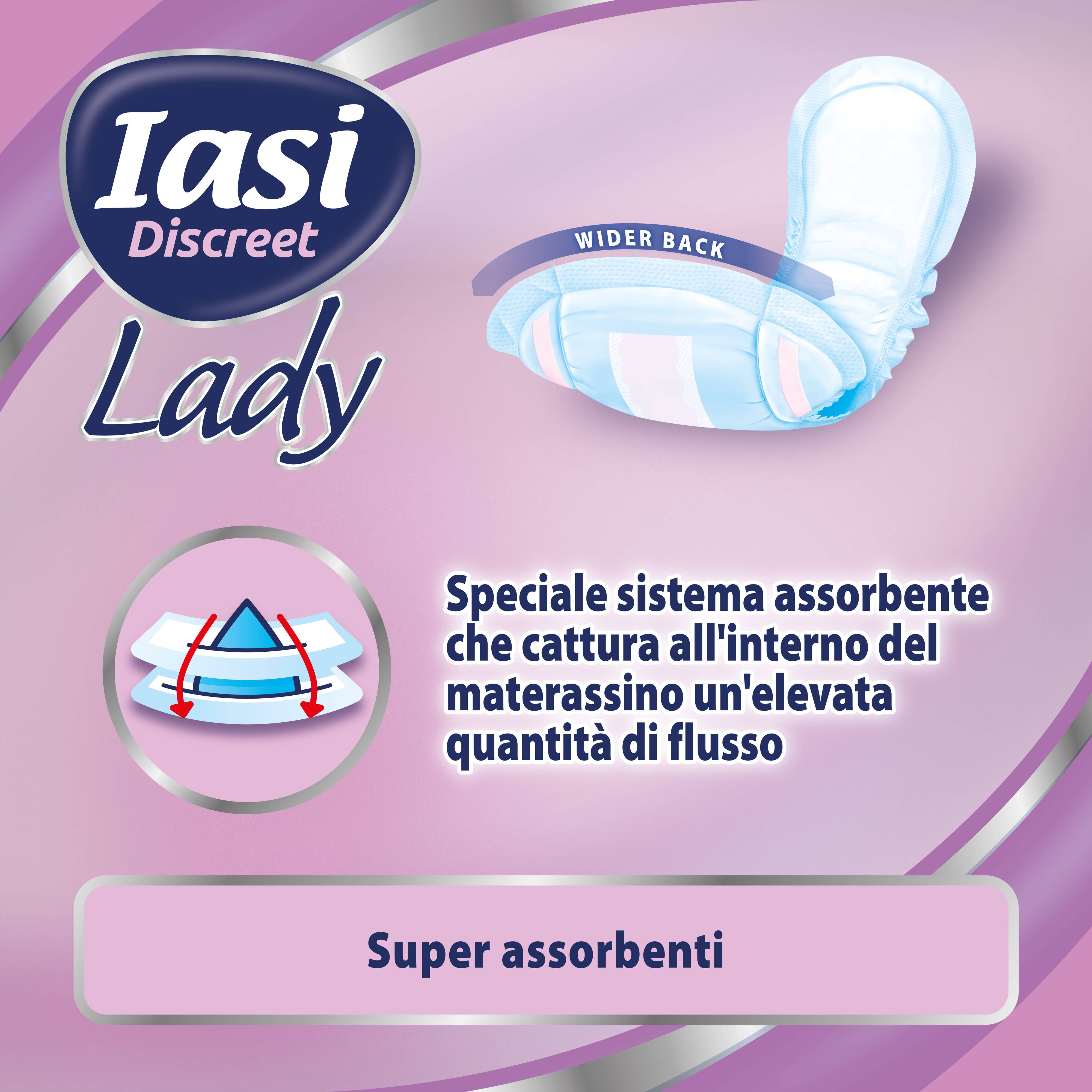 Babylino - Wholesale Incontinence Aid - IASI Discreet Lady Super Absorbent for Urinary Leaks, 10 Units6