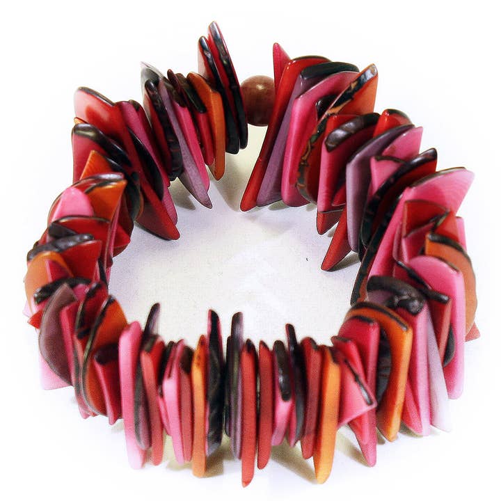 Muichic Natural Jewelry – Engroshandel Perlearmbånd – Håndlavet let armbånd i tagua - fair trade1