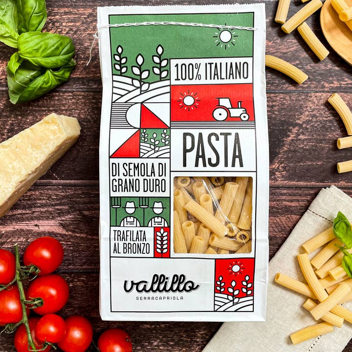 Vallillo - Wholesale Pasta - Maccherone Rigato - 100% Italian Artisan Pasta