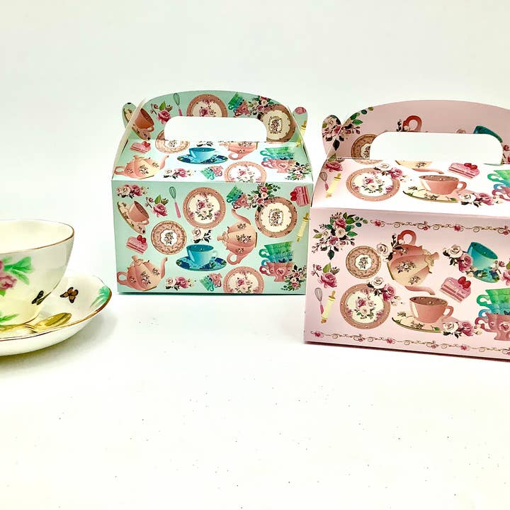All Little Cute Things - Wholesale Party Favor Bag/Box - Tea House Guest Take Home box for cake, desserts, cookies1