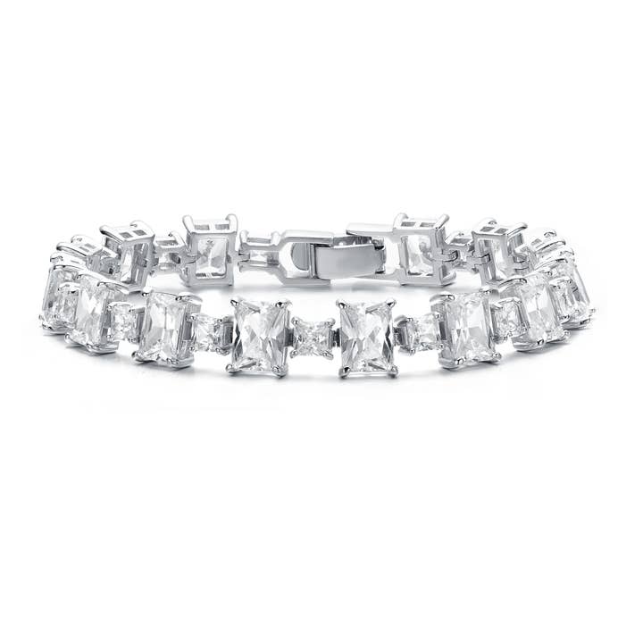 Sterling sølv Cubic Zirconia armbånd (2336) for engroshandel hos Genevive