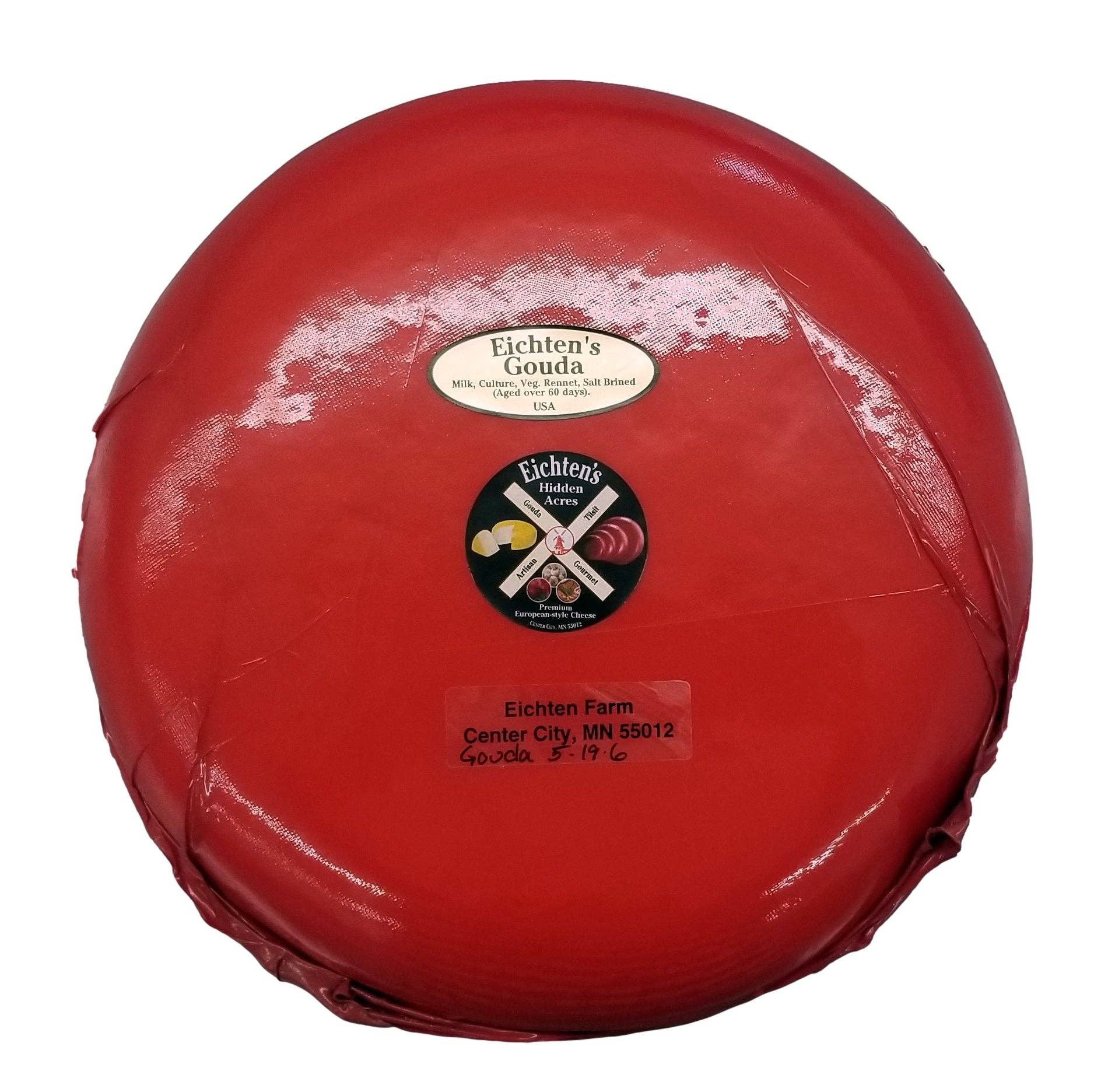 Eichtens Cheese - Wholesale Cheese - Plain Gouda Cheese Full Wheel0