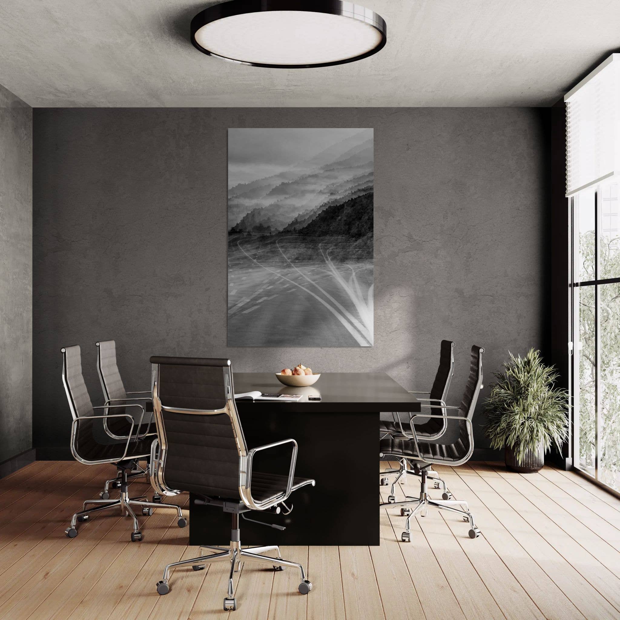 Monde Miroir - Wholesale Kunst op canvas - Canvasprint met sfeervol monochroom motief3