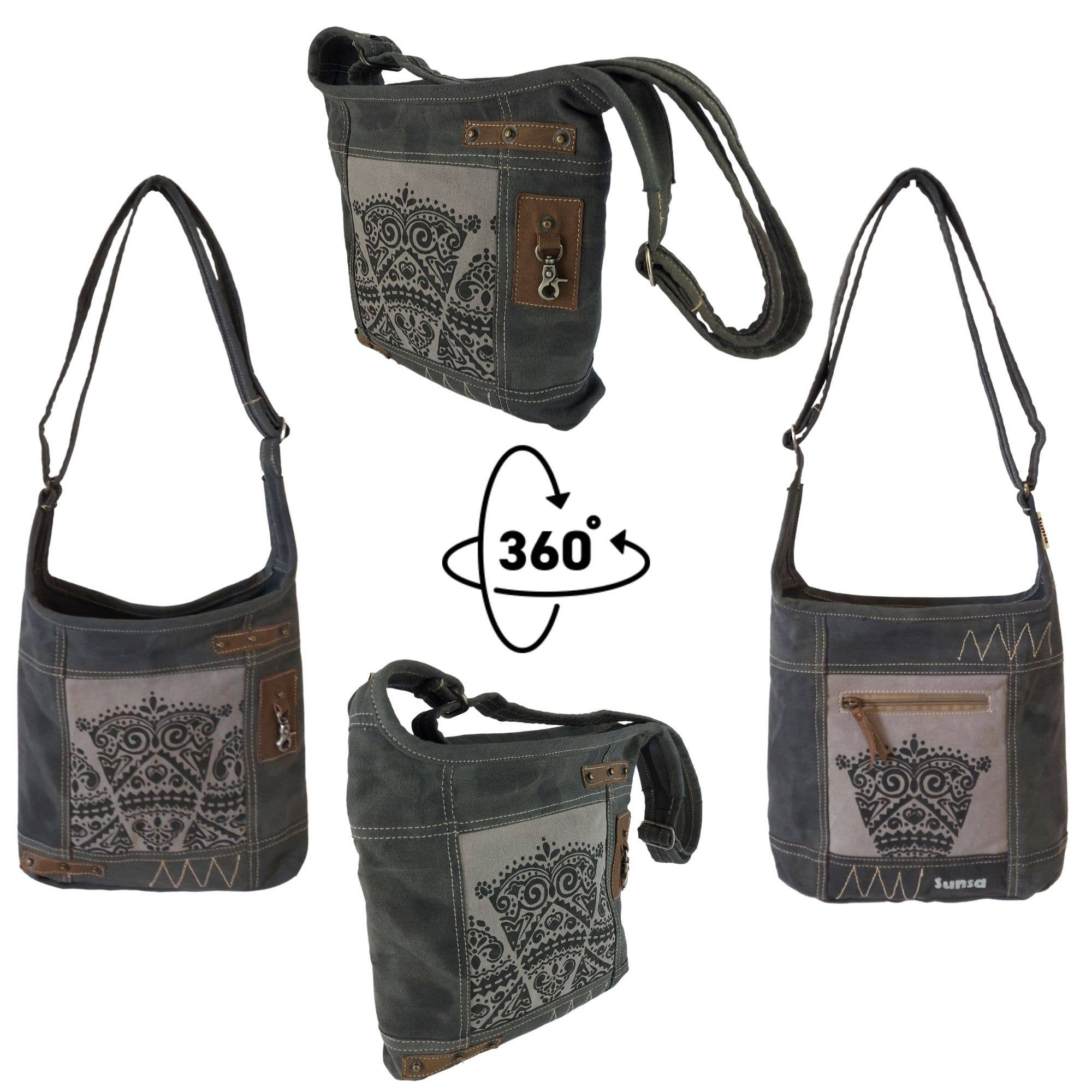 Sunsa – wholesale Axelremsväska – Dam – Sunsa hobo väska vävd bomull axelväska2