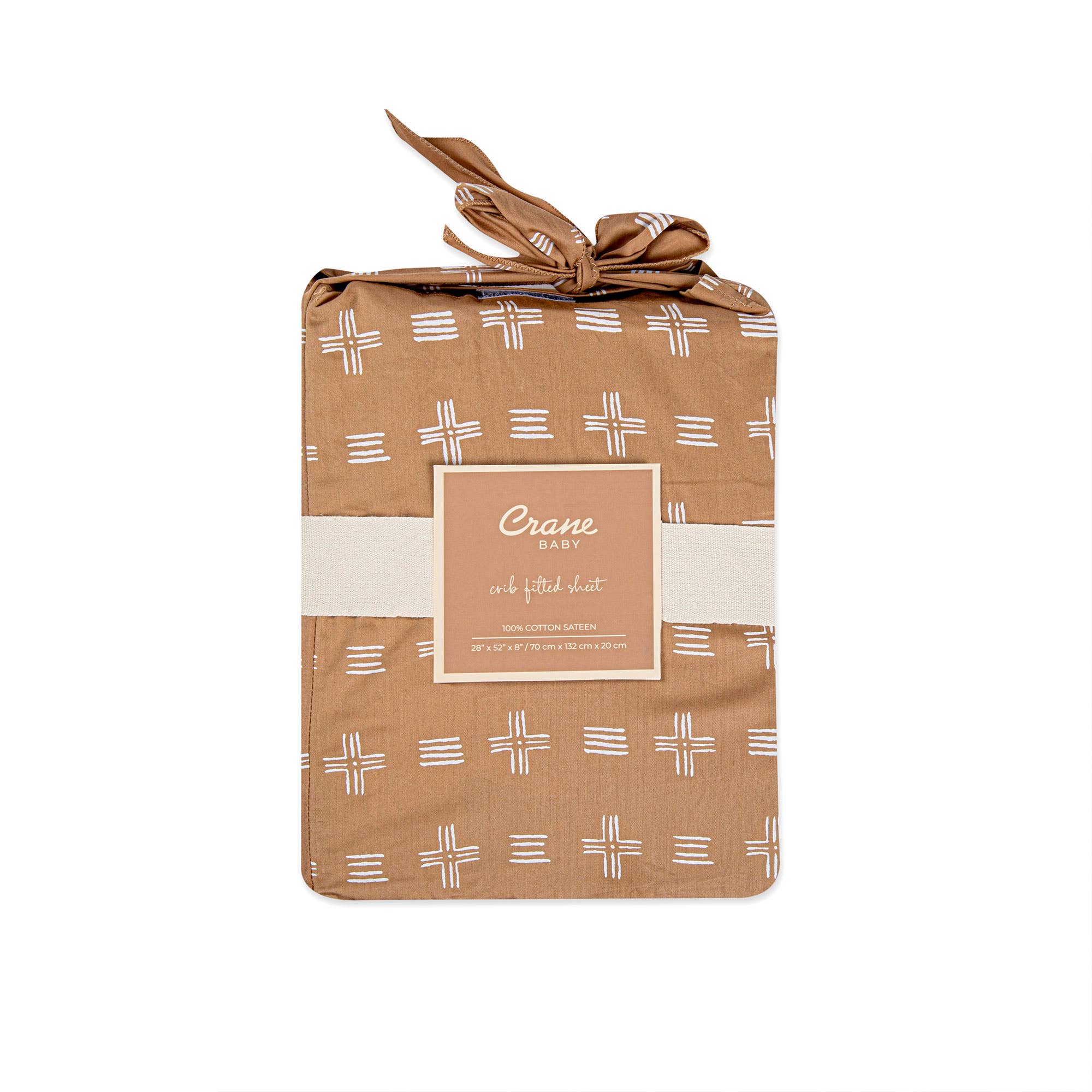 Crane Baby - Wholesale Cot/Crib Sheets - Kendi Crib Sheet (Copper Dash)8