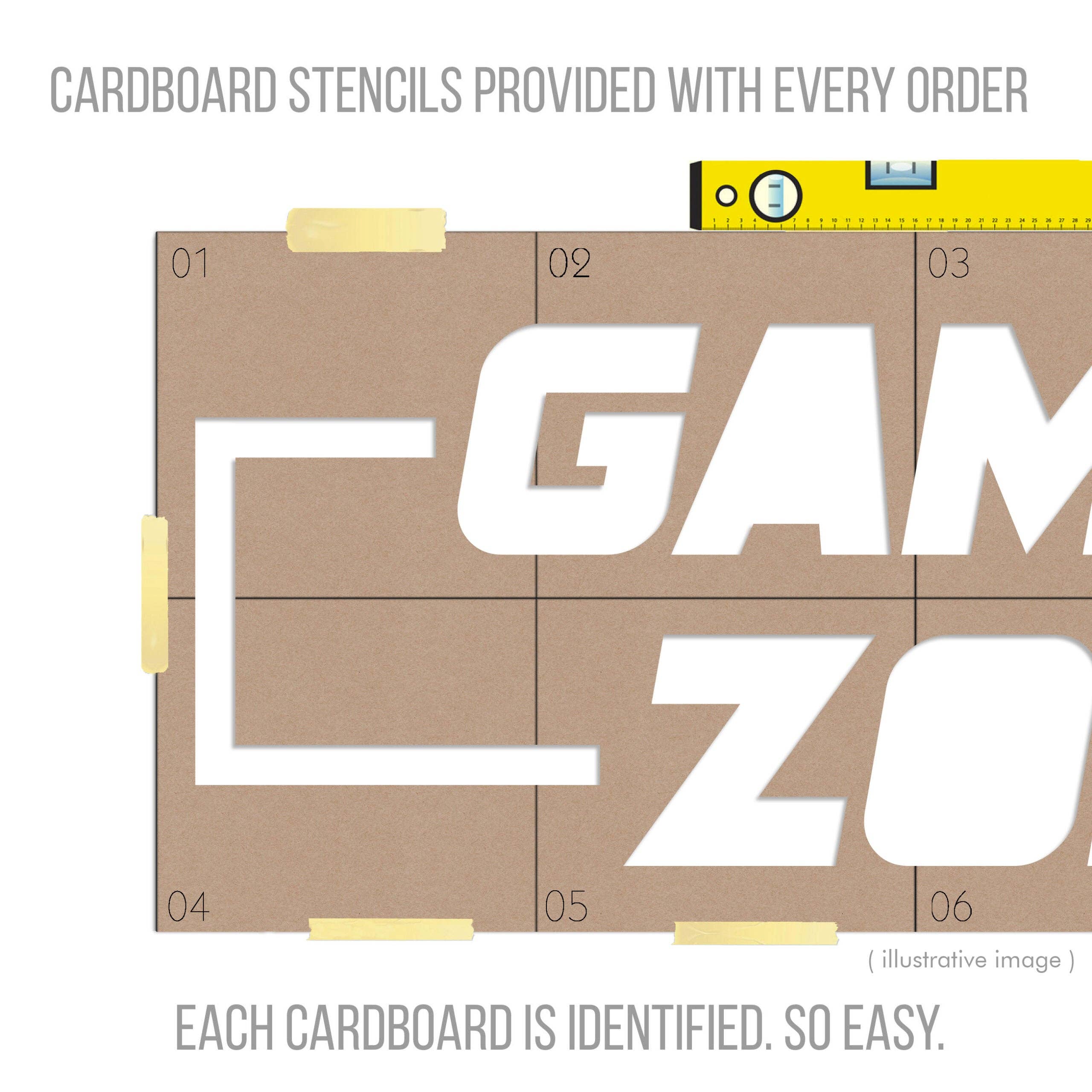 Guipp-Decor - Decoriy - Vente Pancarte - Enseigne 3D Gaming Zone3