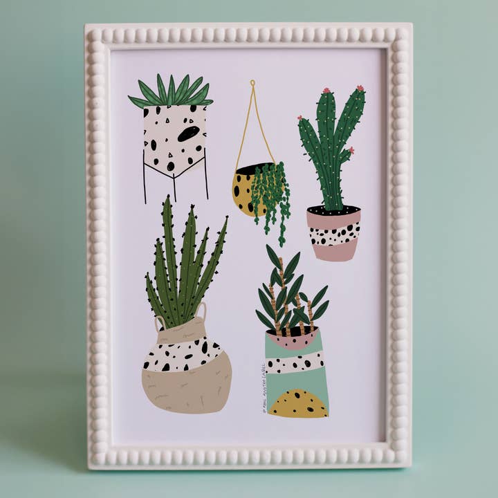 Scandinavo, Botanico, Piante, Stampa d'Arte, Stravagante, Arte Colorata per la vendita all'ingrosso da parte di Abel and the Label