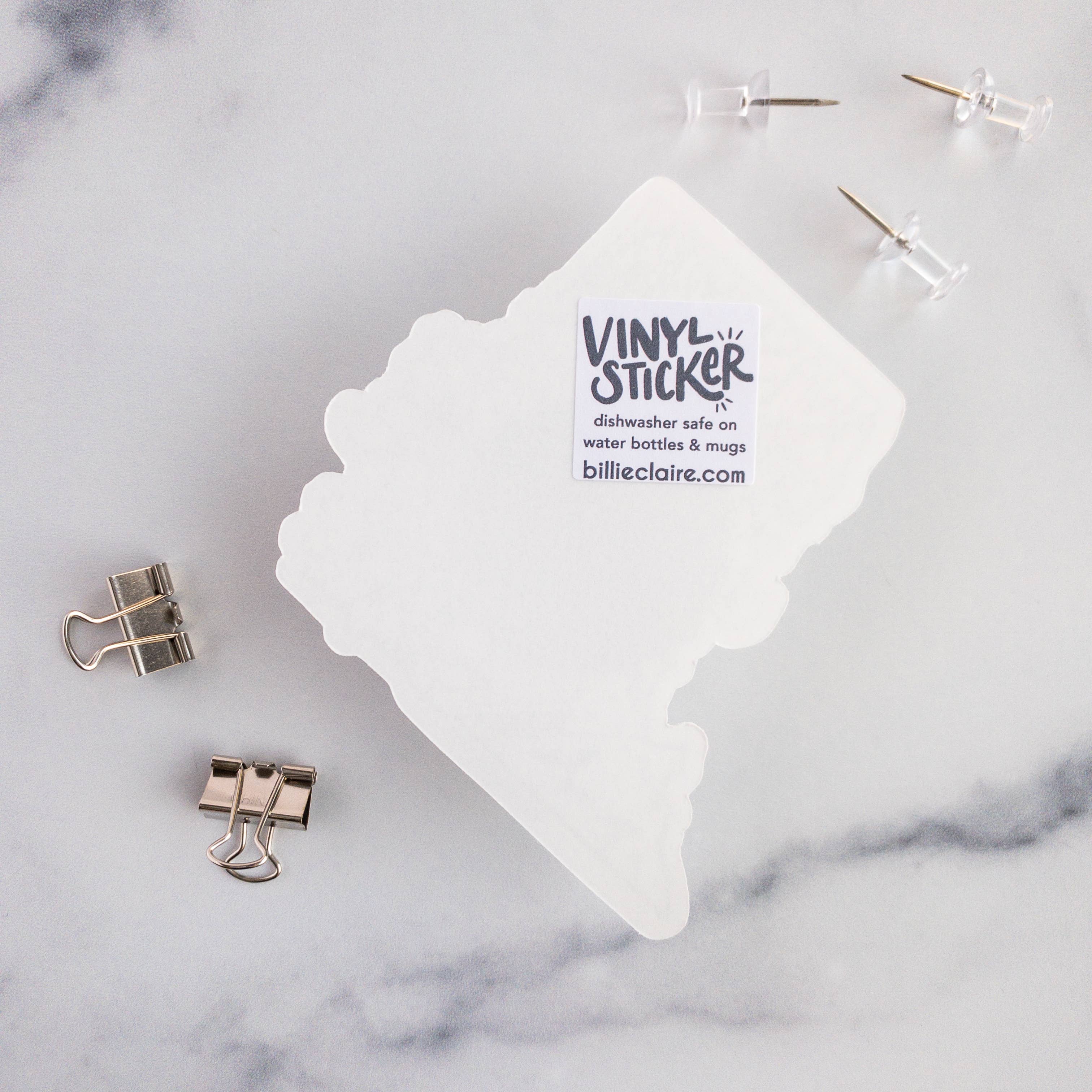 Billie Claire Illustration (Handmade) - Wholesale Sticker - DC Monuments - Vinyl Sticker2