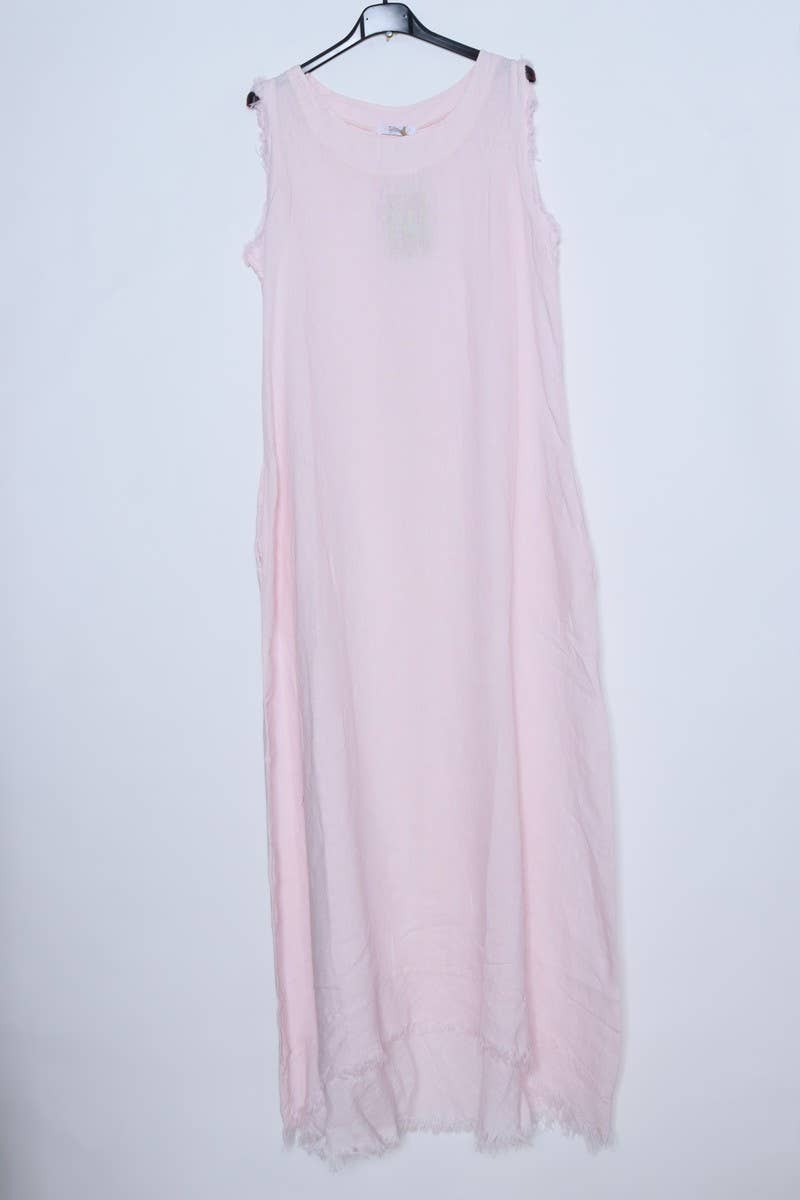 LÉA & LUC - Vendita all'ingrosso Vestito - Donna - Abiti lunghi senza maniche in lino 100% REF.431827