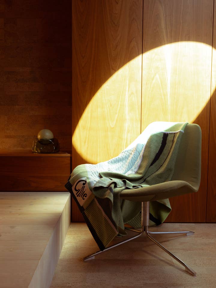 T_002 | Jeté Patchwork Tricoté | Chou pour la vente par Cillie