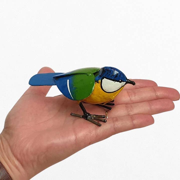 VIE - Wholesale Sculpture - Small Recycled Metal Bird Sculpture6