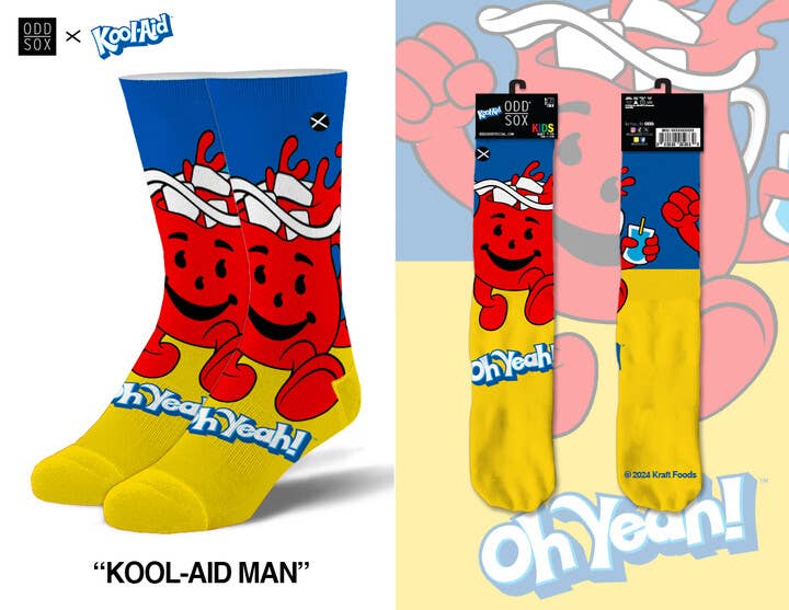 Odd Sox – wholesale Socks – Child – Kool Aid Man - Kids 7-100