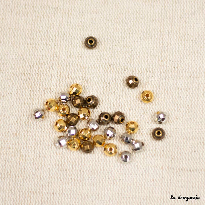 LA DROGUERIE - Wholesale Beads - Mirror Ball Bead 6 mm facets2