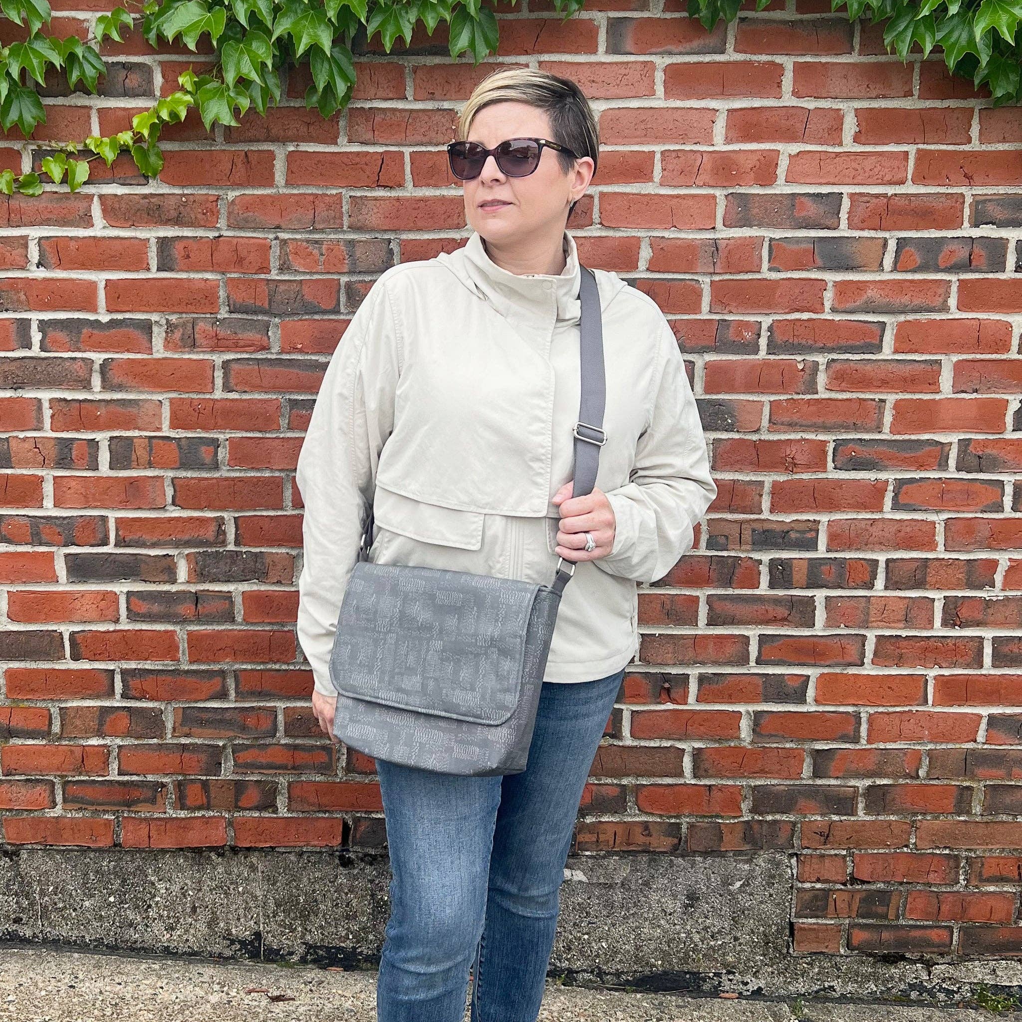 Crosscut Sewing Co. - Wholesale DIY Craft Kit - Messenger Bag Sewing Kit - DIY Beginner Sewing Project Kit Kids and Adults45