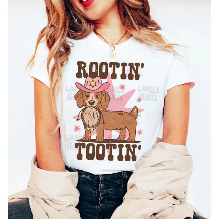 Simple Tymes - Wholesale Sublimation Transfer - Rootin Tootin' DTF Print