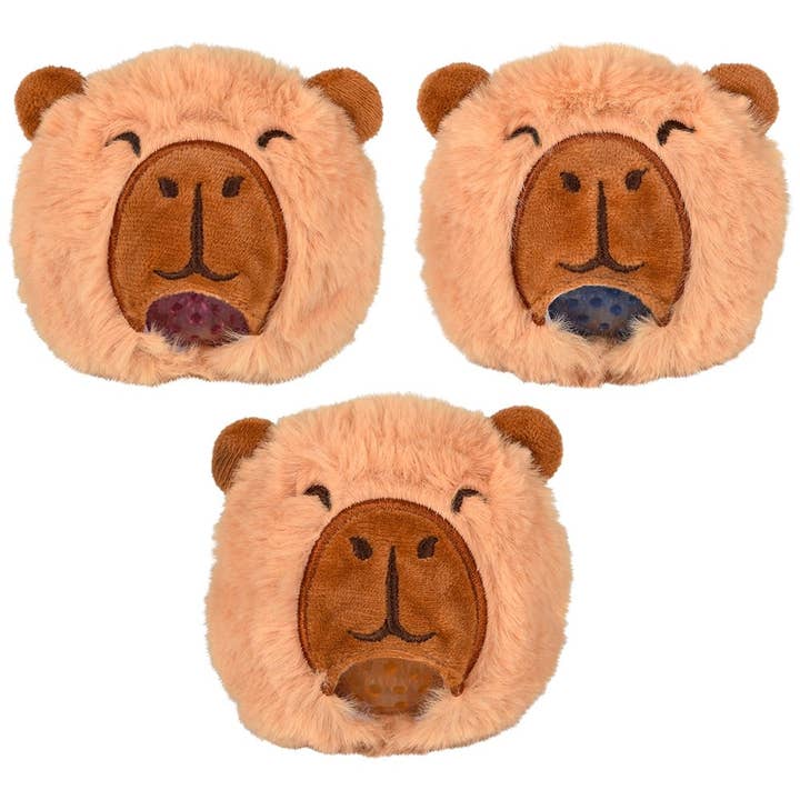 Balle en peluche compressible Capybara 3" - LLB Toys pour la vente par La Luna Bella - Toys