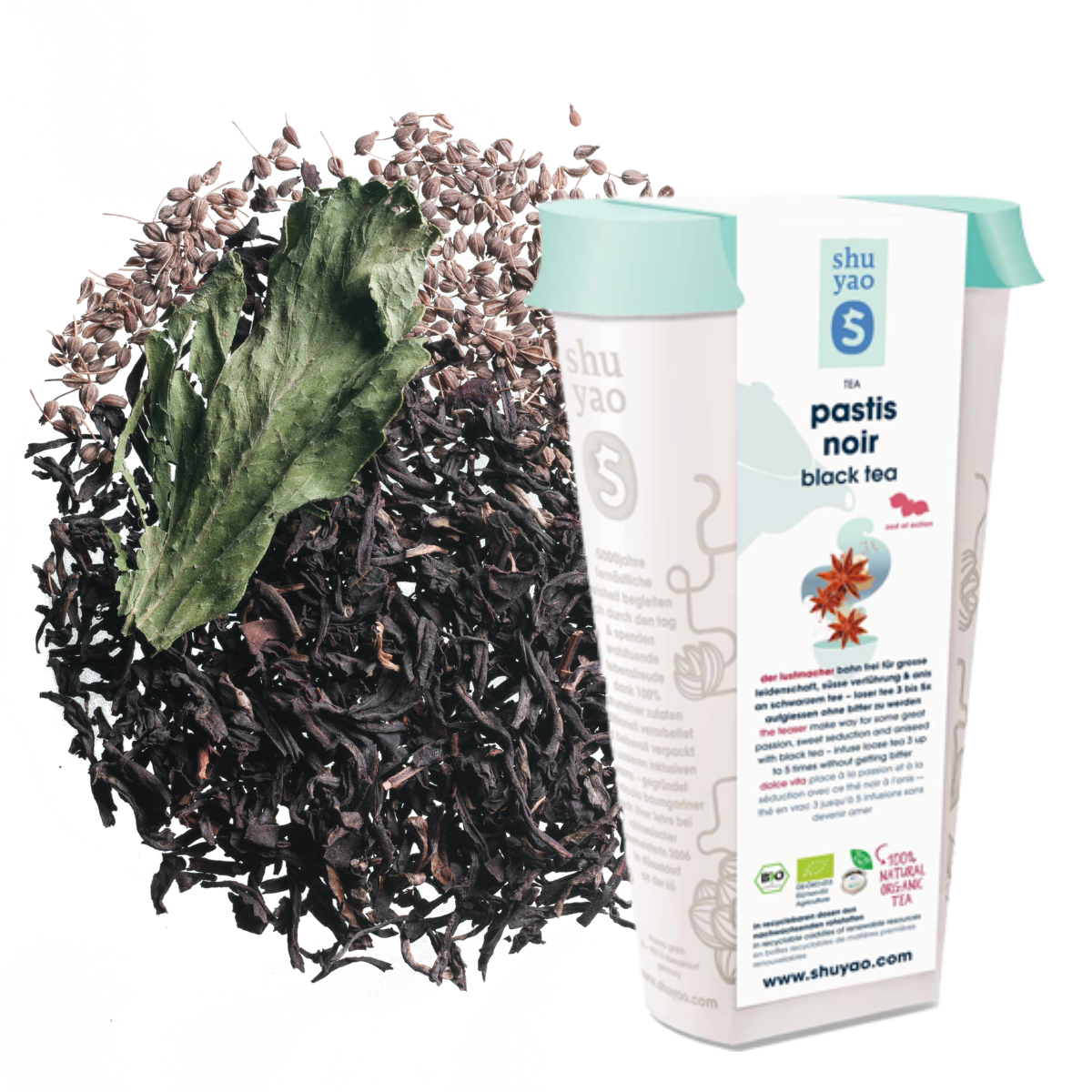 Shuyao - Vendita all'ingrosso Tisane salutari e depurative - Tè invernale biologico Shuyao 15x in un set o singolarmente in una scatola aromatica10