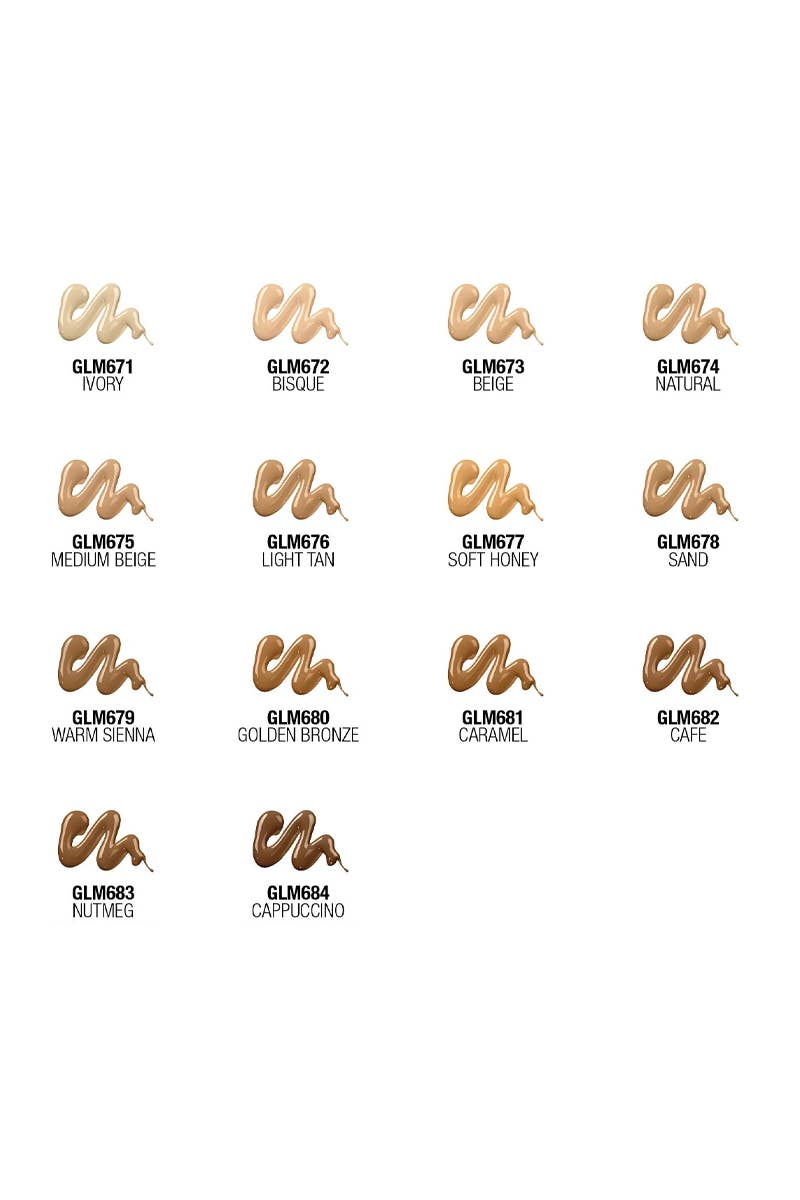 PINEAPPLE Beauty - Vente Fonds de teint - PINEAPPLE Beauty Set d'affichage fond de teint mat Pro Matte LA Girl GCD266.1 - 84 pièces6