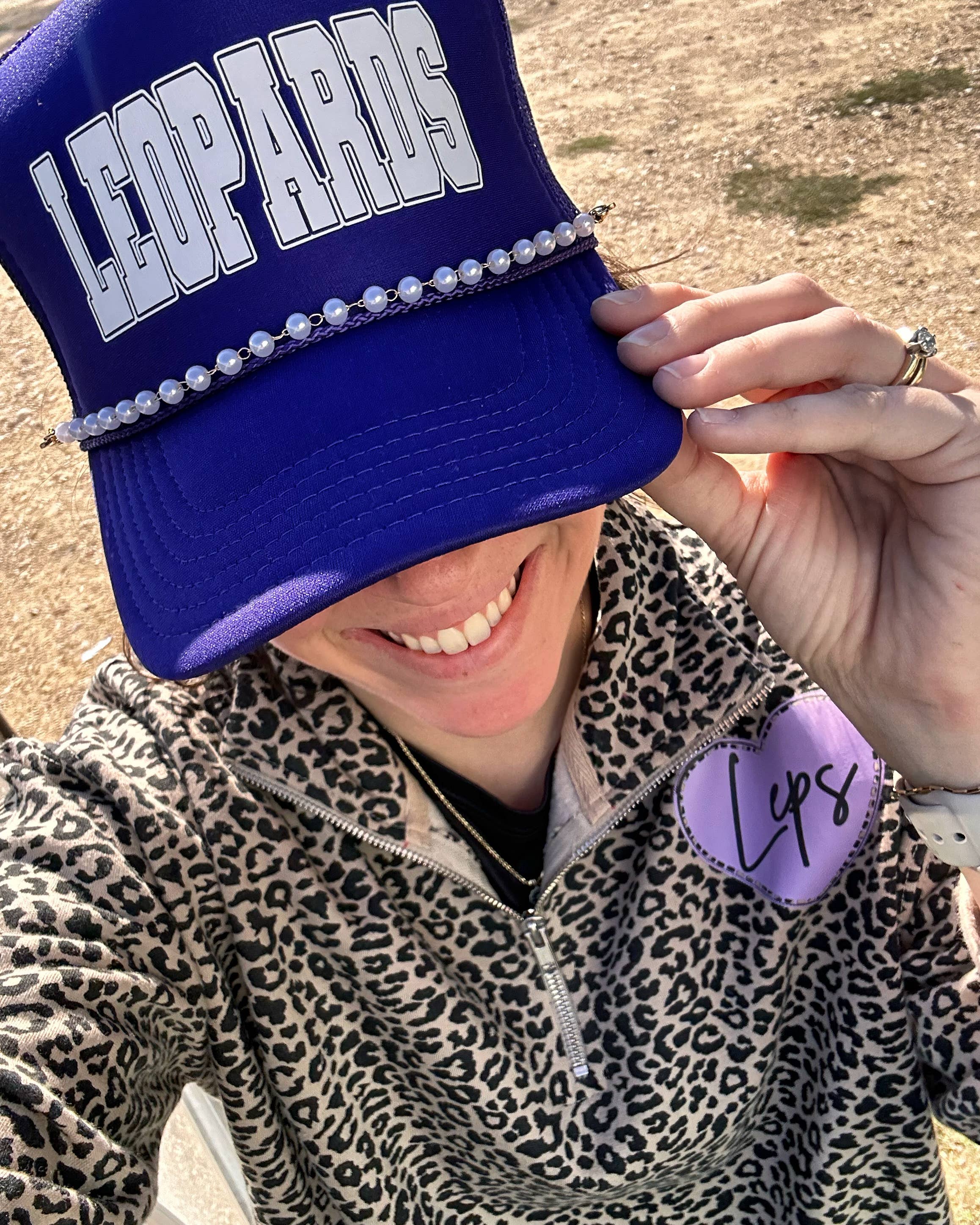 Vibes Hat Company - Wholesale Hat Accessory - Women's - Pearl Trucker Hat Chain | Hat Band | Hat Chain | Cap Jewelry6