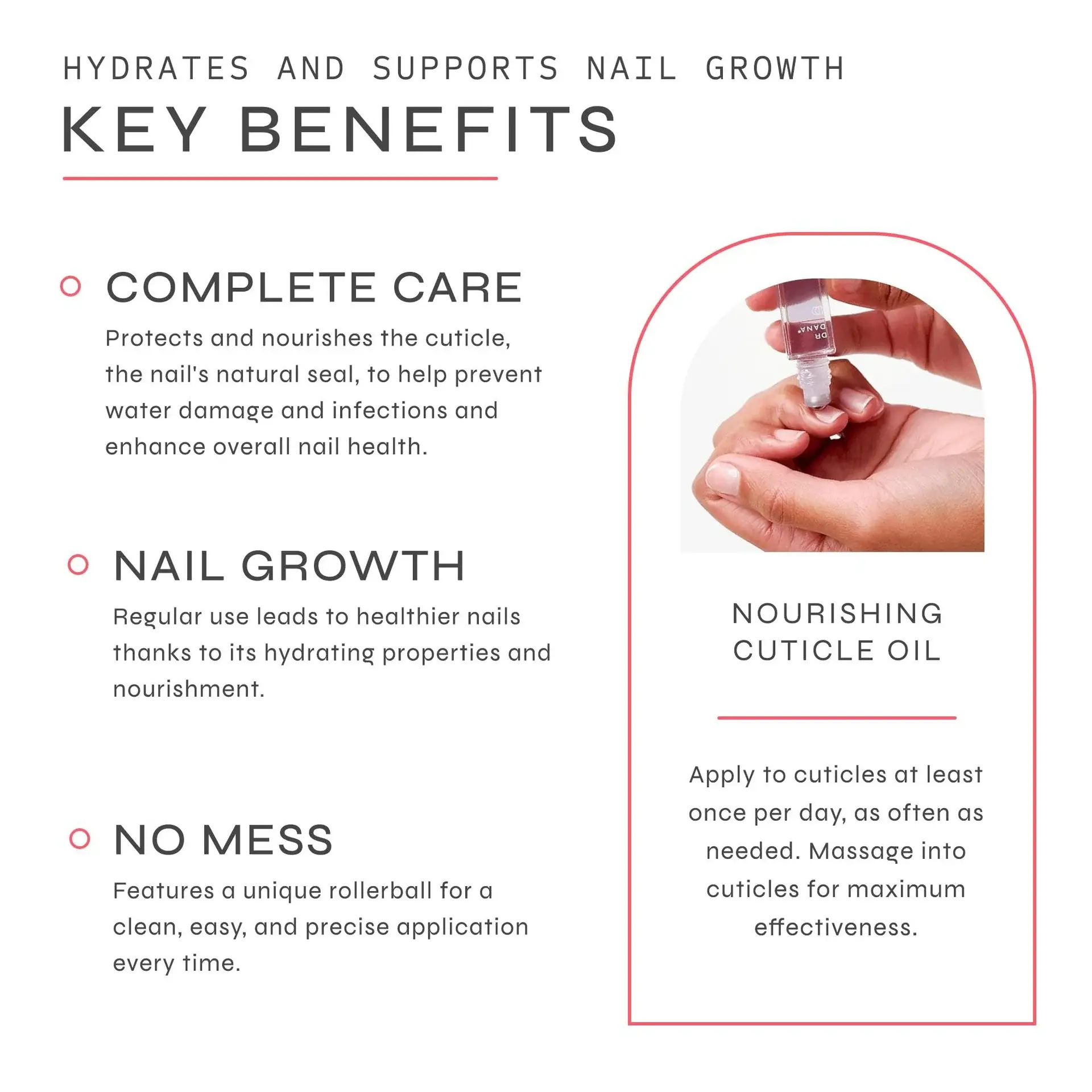 Best Beauty Group - Vente Huile pour cuticules - Huile Nourrissante pour Cuticules DANA6