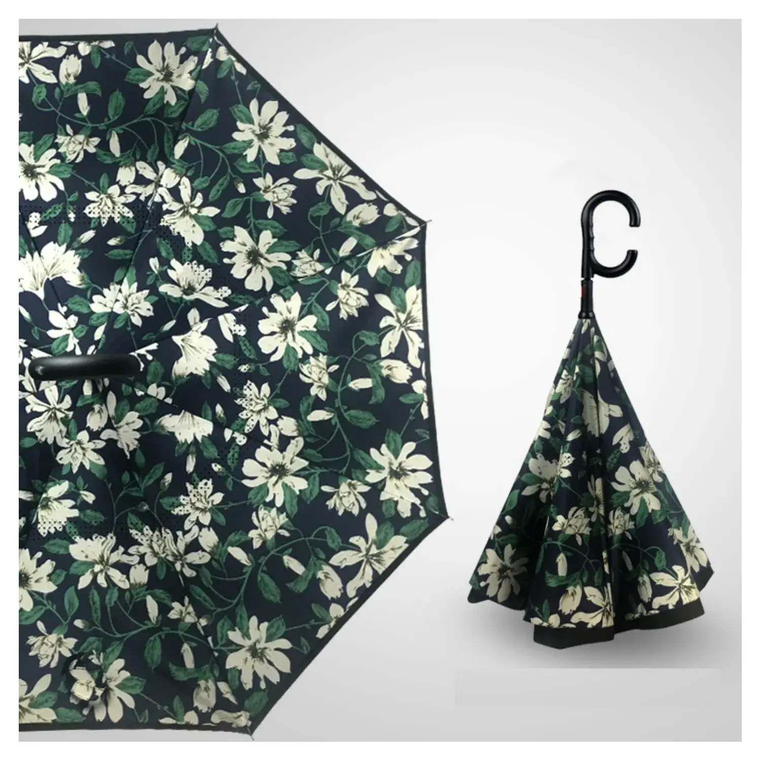 Superbia - Wholesale Umbrella - Women's - Inverted Automatic-Opening Printed Upside Down Umbrella6
