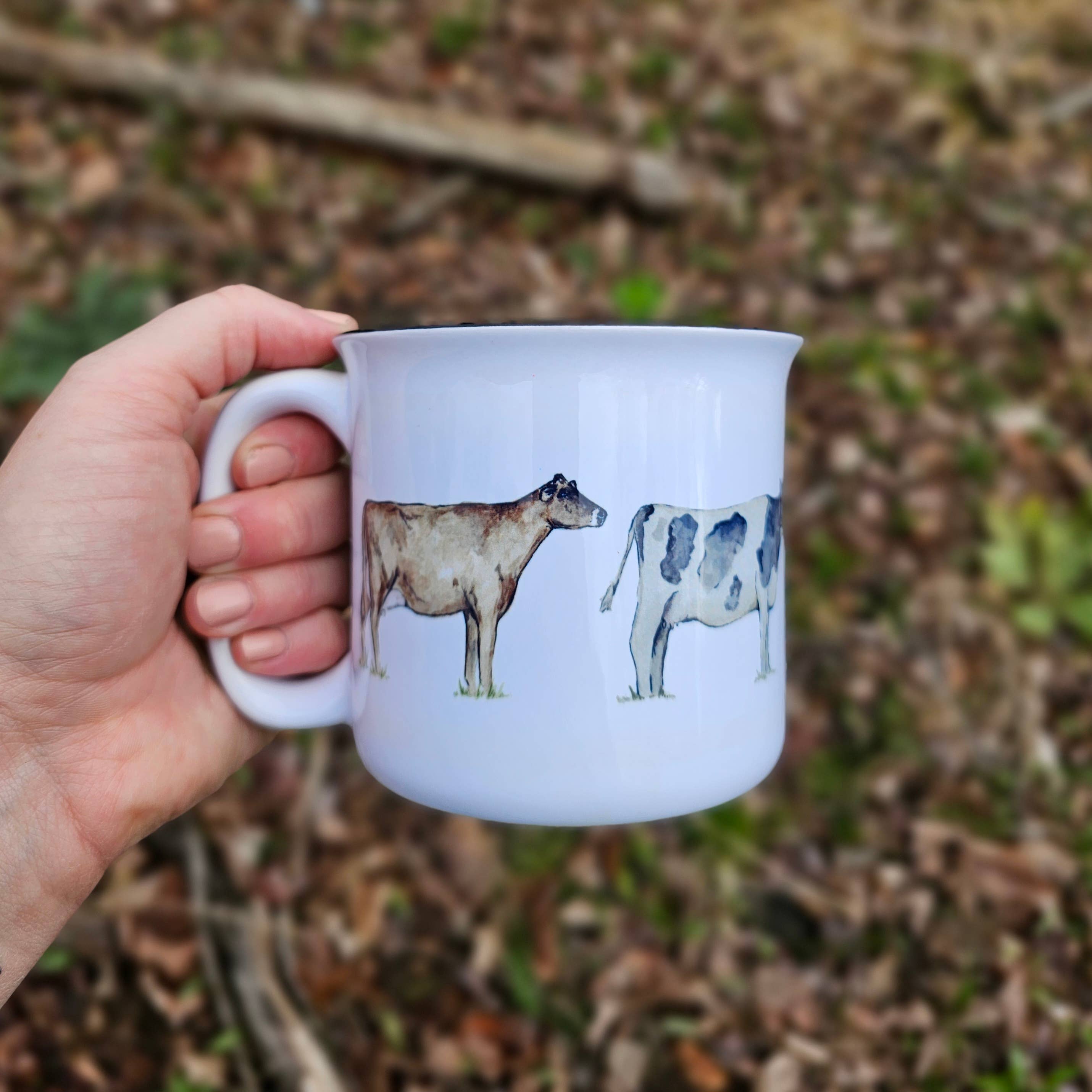 The Cranberry Finch - Wholesale Coffee Mug - Cow Lover Coffee Mug7
