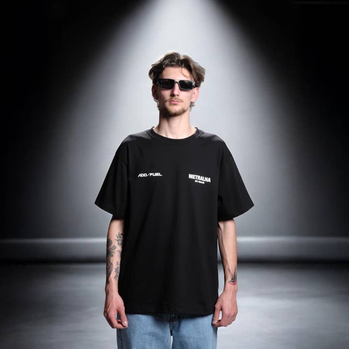Metralha Worldwide - Wholesale Sweatshirt - Men's - METRALHAXADDFUEL AFTERMATH T-SHIRT BLACK, Collector Edition5