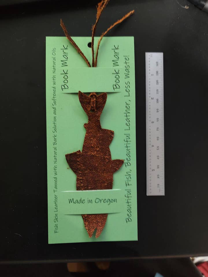 Salmon Shaped Bookmark for Fish Lovers Gift and Book Lovers for wholesale by The Reclaim Cooperative