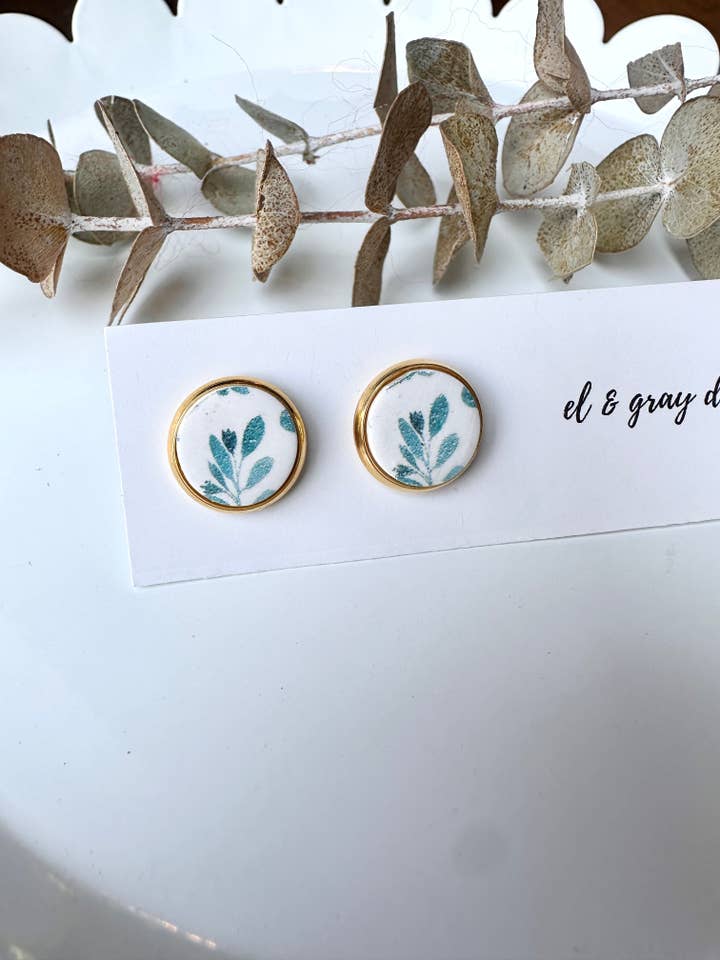 Little Love Petal Stud Earrings for wholesale by El & Gray Design