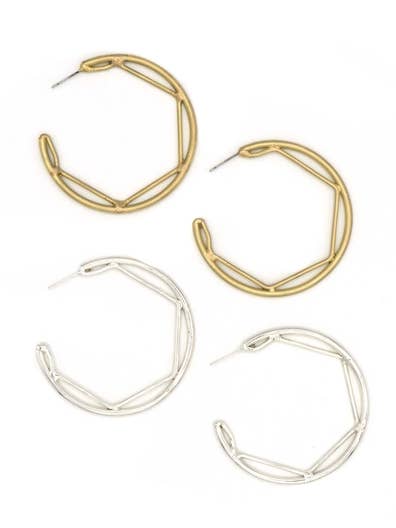 Cerceaux hexagonaux intérieurs pour la vente par Fair Anita