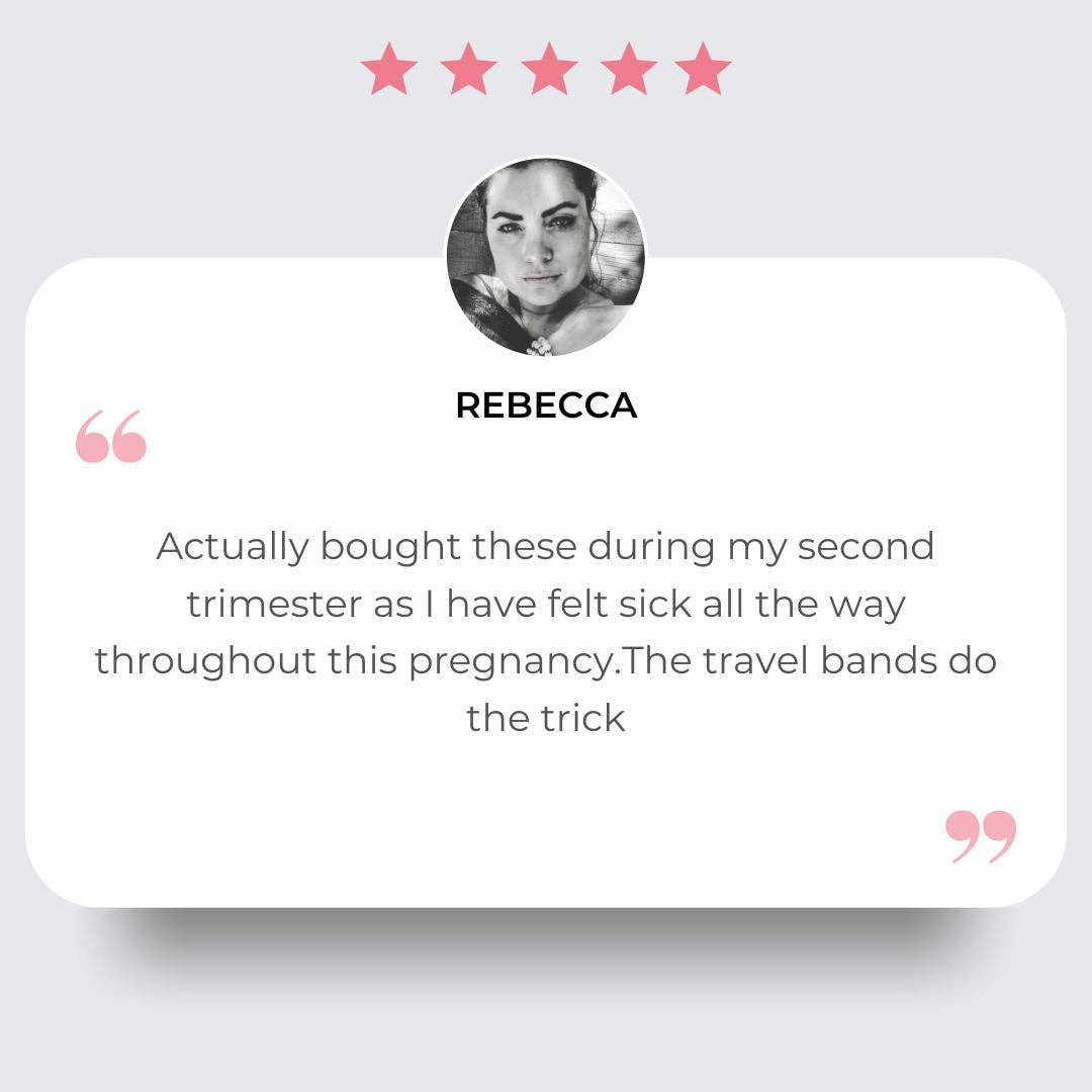 Myrtle & Maude - Wholesale Anti-Nausea/Acupressure Bracelet - Morning Sickness Acupressure Wristbands6