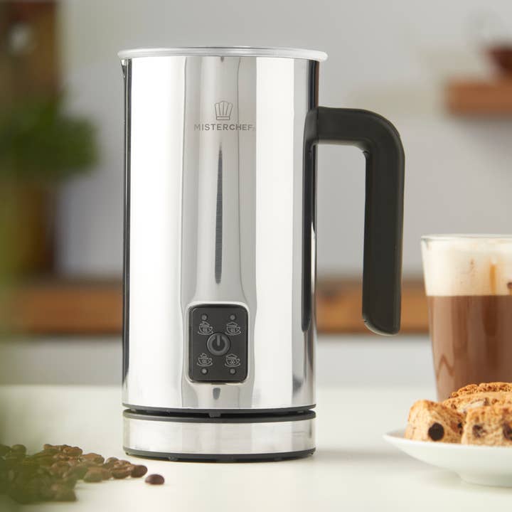 MisterChef Milk Frother Silver for wholesale by Misterchef
