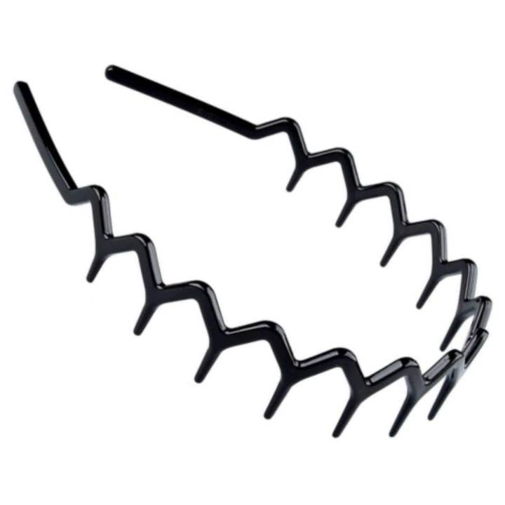 Topkids Accessories - Wholesale Fashion Headband - Unisex - Zig Zag Shark Tooth Head Band Teeth Hair Band Alice Band Comb Headband Zigzag Hairband Wavy Grip Wave Gripper Saw Toothed Aliceband6