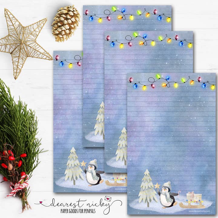 Papel para escribir cartas Penguin para venta al por mayor de Dearest Nicky / Mouse & Wren