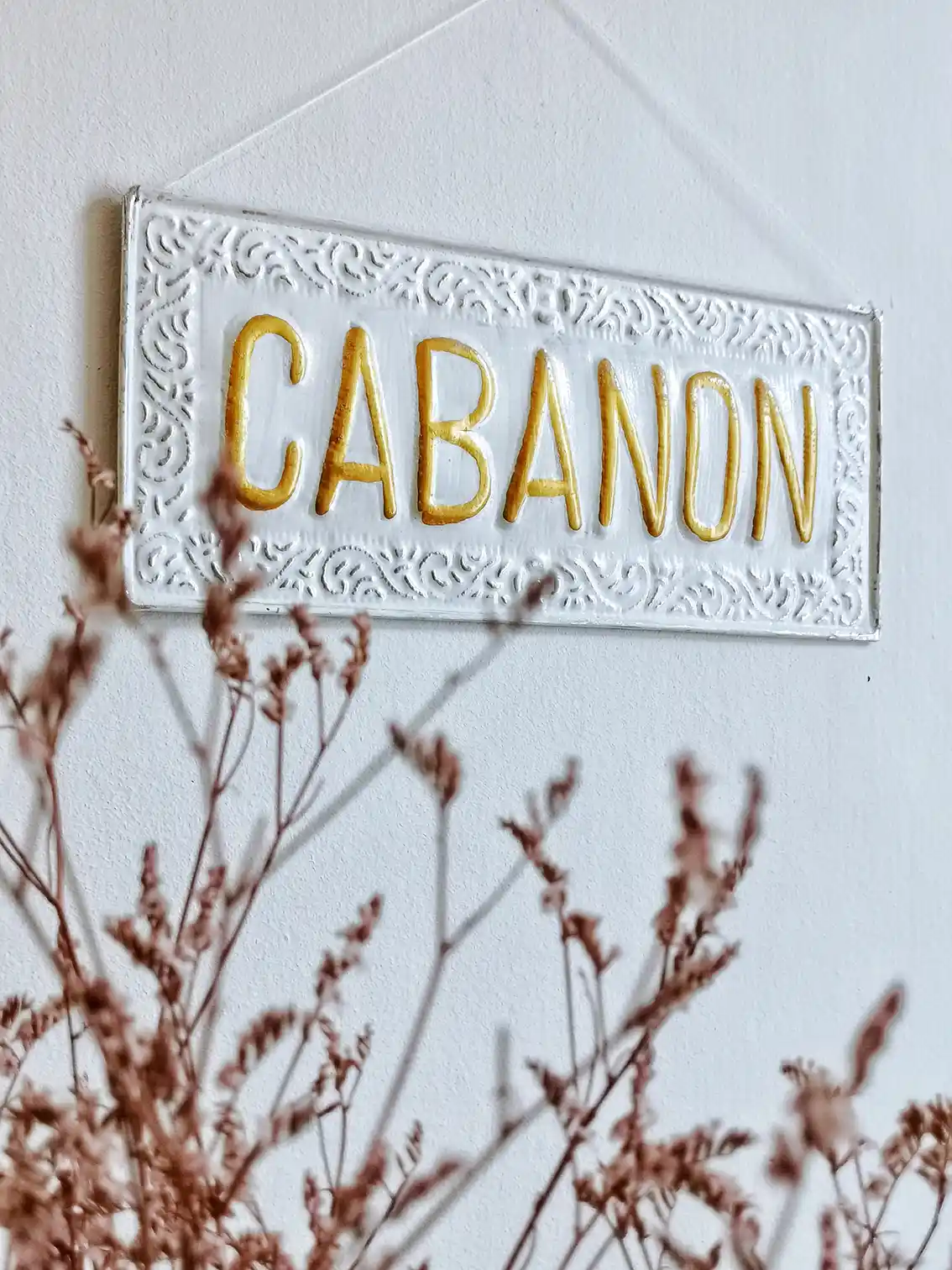 Nayda Diaries - Wholesale Plaque - CABANON metal decorative plate0