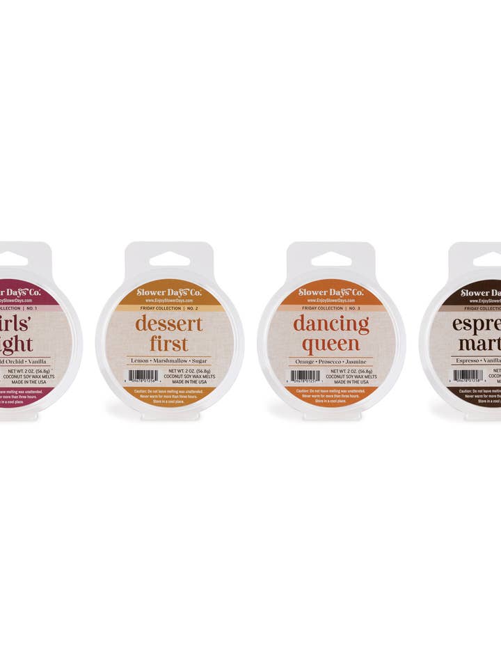 Friday Collection - Wax Melt Prepack for wholesale by Slower Days Co.